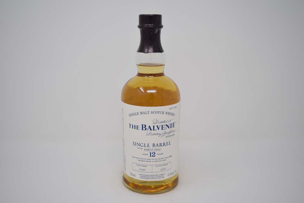 BALVENIE 12 YR SINGLE BARREL SCOTCH